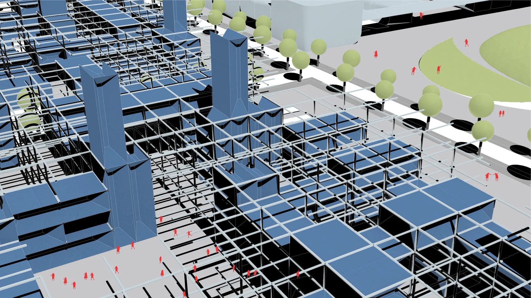 Stage three industrial structures and frames